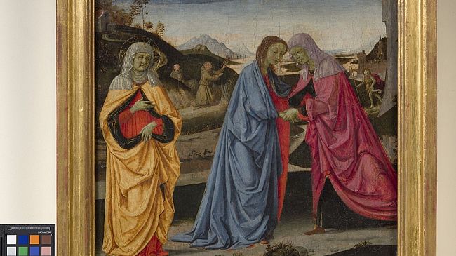 Accademia: in prestito la Visitazione attribuita (anche) al Perugino