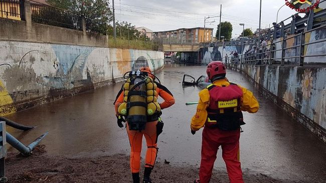 Temporali sulla Toscana: Arezzo e Grosseto allagate nella notte