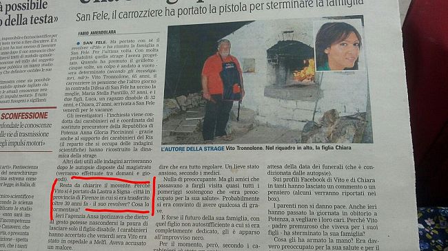 Tragedia di San Fele: domani i funerali