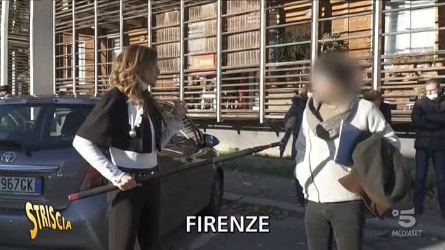 Striscia la Notizia alle casette di legno di viale Guidoni