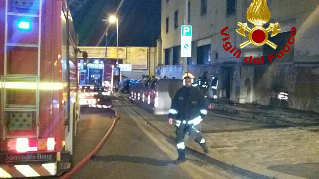 Incendio a Firenze: tra Alamanni e Santa Maria Novella
