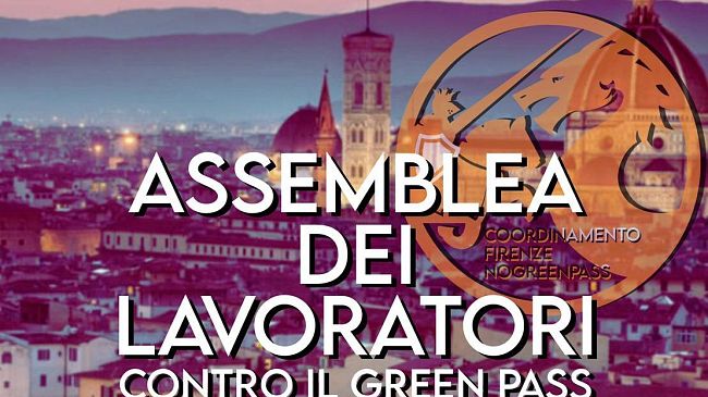 Assemblea pubblica No Green pass sabato 6 novembre