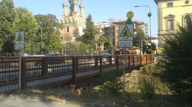 Firenze in pericolo: finisce la siepe, addio vergogna