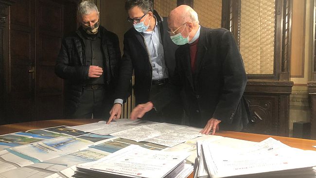 Tramvia di Pisa, Atto I in porto