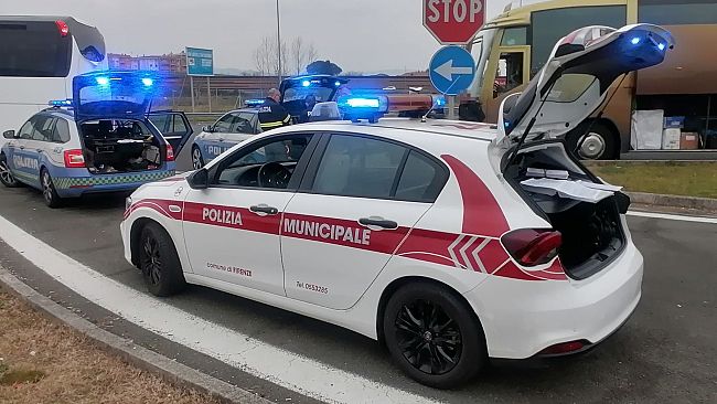 Firenze, nuovi controlli sui bus delle linee internazionali