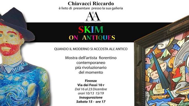 Skim in mostra da Chiavacci: l'artista rivoluzionario tra antico e moderno 