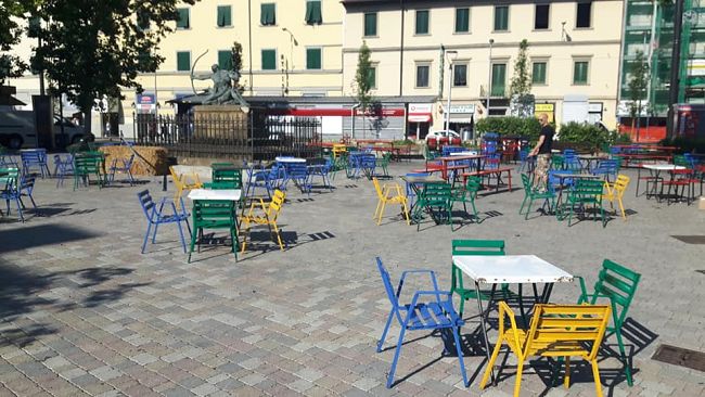 Tramvia Careggi - Santa Maria Novella - Scandicci: festa in piazza Dalmazia