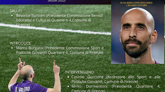 Borja Valero all'Isolotto presenta il suo libro