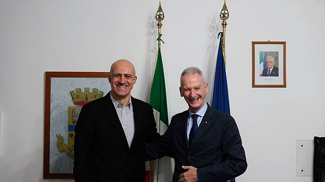 Il Presidente dell'Ente Nazionale Sordi Firenze incontra il Questore