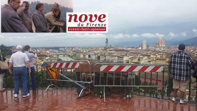 Piazzale Michelangelo, un panorama di lavori in corso