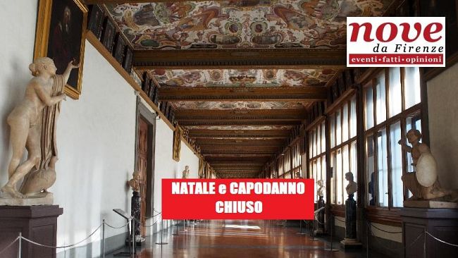 Natale e Capodanno, Musei chiusi a Firenze: ecco tutti gli orari delle feste