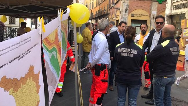 ‘Io non rischio’ in 58 piazze toscane