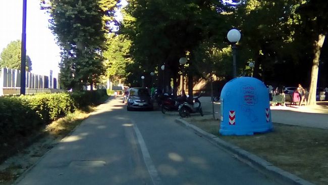 Fortezza riqualificata: in auto sulla pista ciclabile