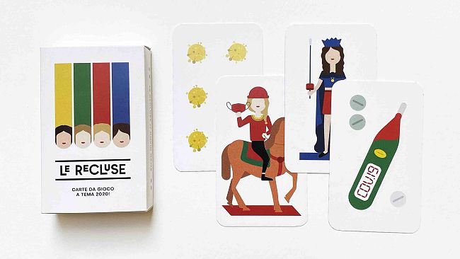 Nascono “Le recluse”, le carte da gioco della pandemia