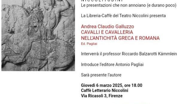 'Cavalli e cavalleria nell’antichità greca e romana'