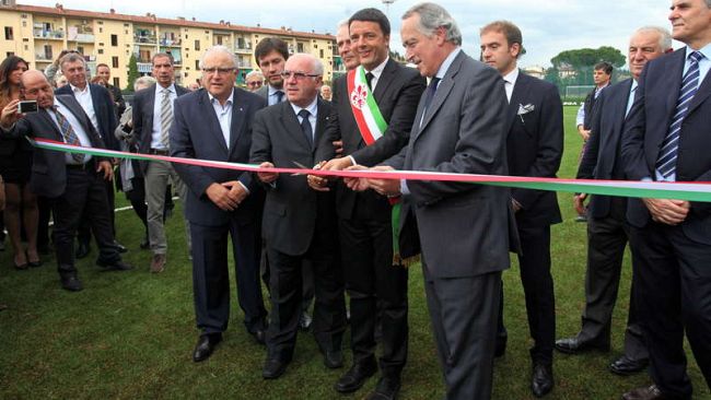 Taglio del nastro per il rinnovato stadio “Buozzi” alle Due Strade