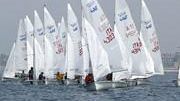 Trofeo Accademia Navale e citta' di Livorno.<BR> Optimist al via