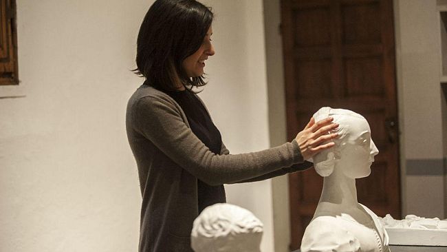 Visite tattili a Palazzo Strozzi, l'arte si vede e si tocca