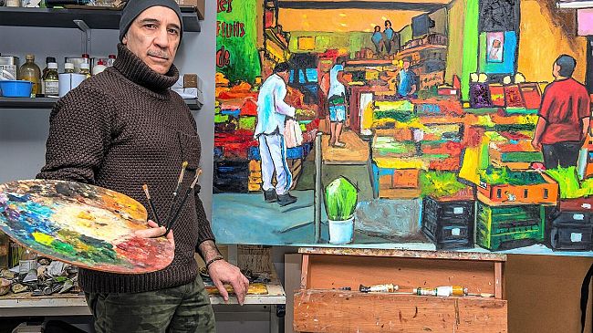 Bong: i colori di Carradori, pittore anestesista amico di Valentino Rossi