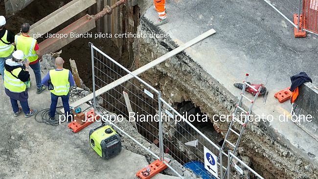 Piazza Beccaria, nuova scoperta archeologica: due arcate in pietra 