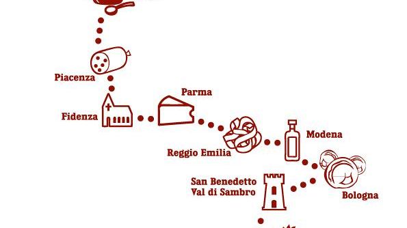 Viaggio Artusiano: Firenze-Milano a piedi in 10 tappe gustose