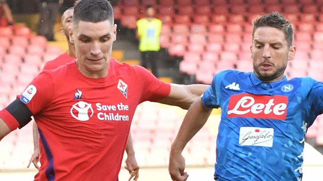 Il Napoli domani pomeriggio all’Artemio Franchi