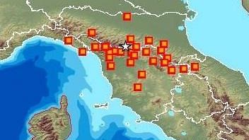 Terremoto, Appennino trema tra Emilia e Toscana