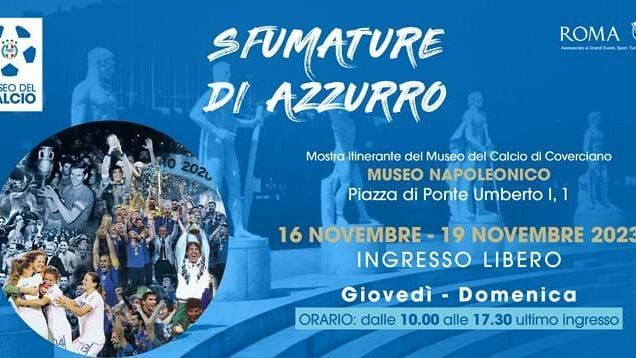 A Roma la mostra itinerante con i cimeli del Museo del Calcio