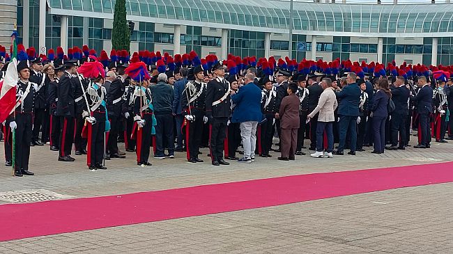 Scuola Marescialli Carabinieri: in corso la cerimonia di giuramento
