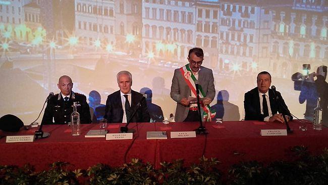 Palazzo Vecchio festeggia Legione Carabinieri e La Nazione