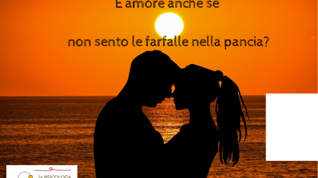 È amore se non sento le farfalle nello stomaco?