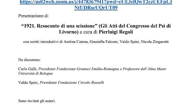 Il Centenario del Congresso di Livorno tra PSI e PCI