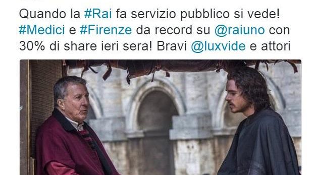 I Medici fa record di share, Nardella esulta: il popolo critica