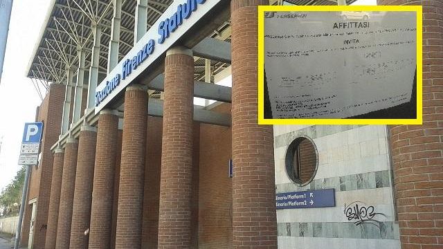 Stazione Firenze Statuto: Affitto dimenticato alla fermata del treno