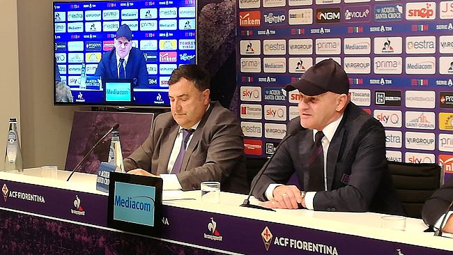 La presentazione del nuovo allenatore viola, Mister Giuseppe Iachini