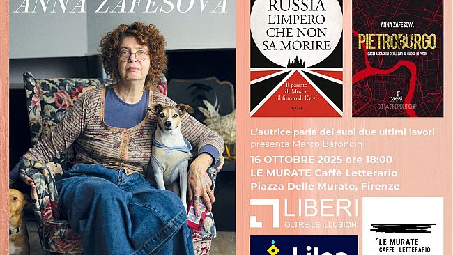 La giornalista e scrittrice Anna Zafesova presenta i suoi ultimi libri