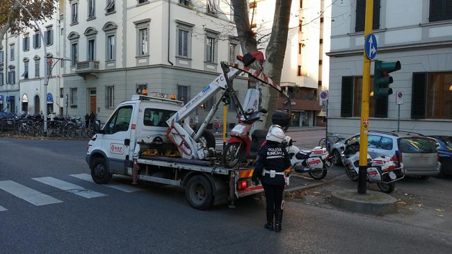 Furbetti della sosta: Polizia Municipale in azione in centro