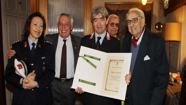 Cento candeline per il vigile in pensione più anziano d'Italia