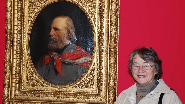 A Palazzo Medici la visita della pronipote dell’eroe dei due mondi