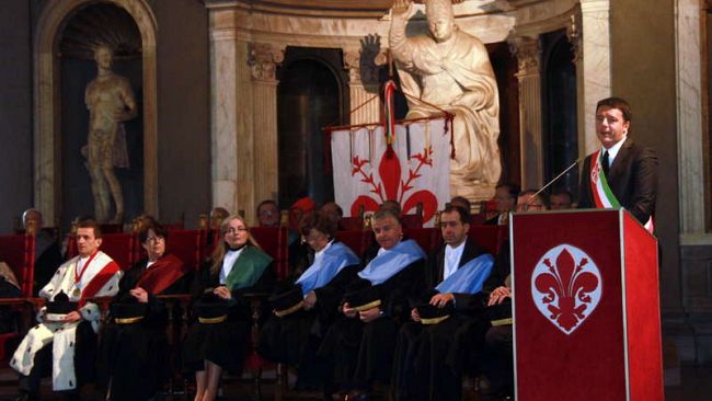 Inaugurazione dell’Anno Accademico 2013-1014, cerimonia Salone dei Cinquecento