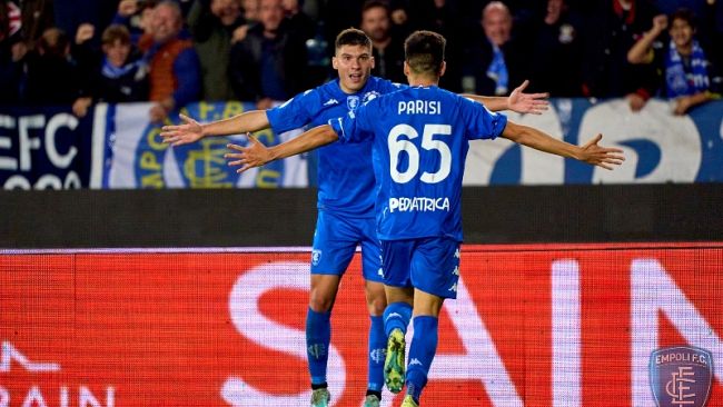 Empoli vs Cremonese 2- 0 Gol di Cambiaghi e Parisi.