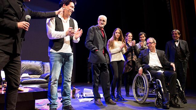 Francesco Nuti, andata, caduta e ritorno, il 17 maggio al Teatro Puccini