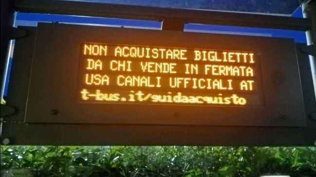Vendita illegale di biglietti tpl, AT avverte gli utenti 