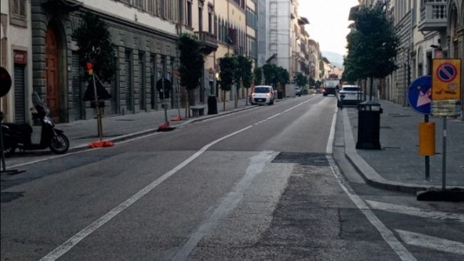 Via Cavour, lavori di fine riqualificazione
