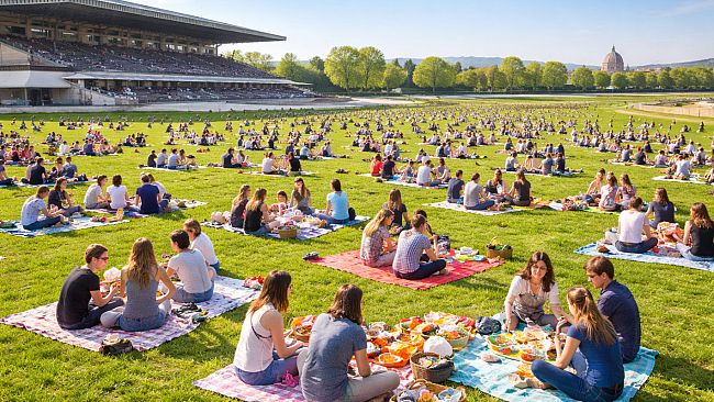 Pasquetta con pic nic all'ippodromo