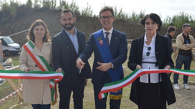 Nuovi blocchi Istituto Ferraris di Empoli: posa della prima pietra