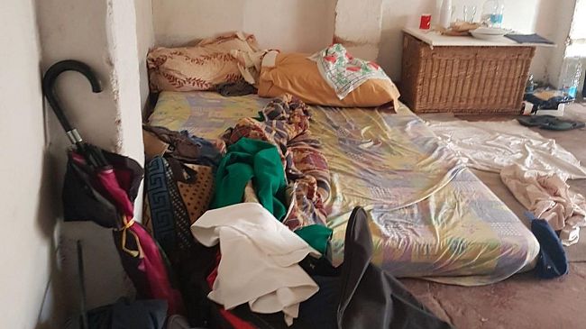 Sgombero a villa Pepi