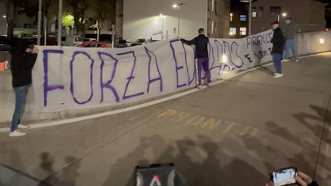 La gara con l'Inter rinviata per emergenza medica