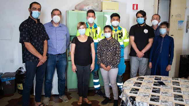 Il sindaco Brenda Barnini incontra i profughi dall’Afghanistan