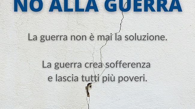 No alla guerra, Confcommercio mobilitata